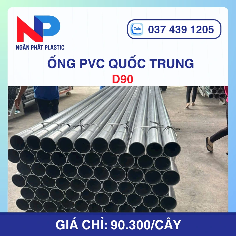 Ống Nhựa D90 Quốc Trung